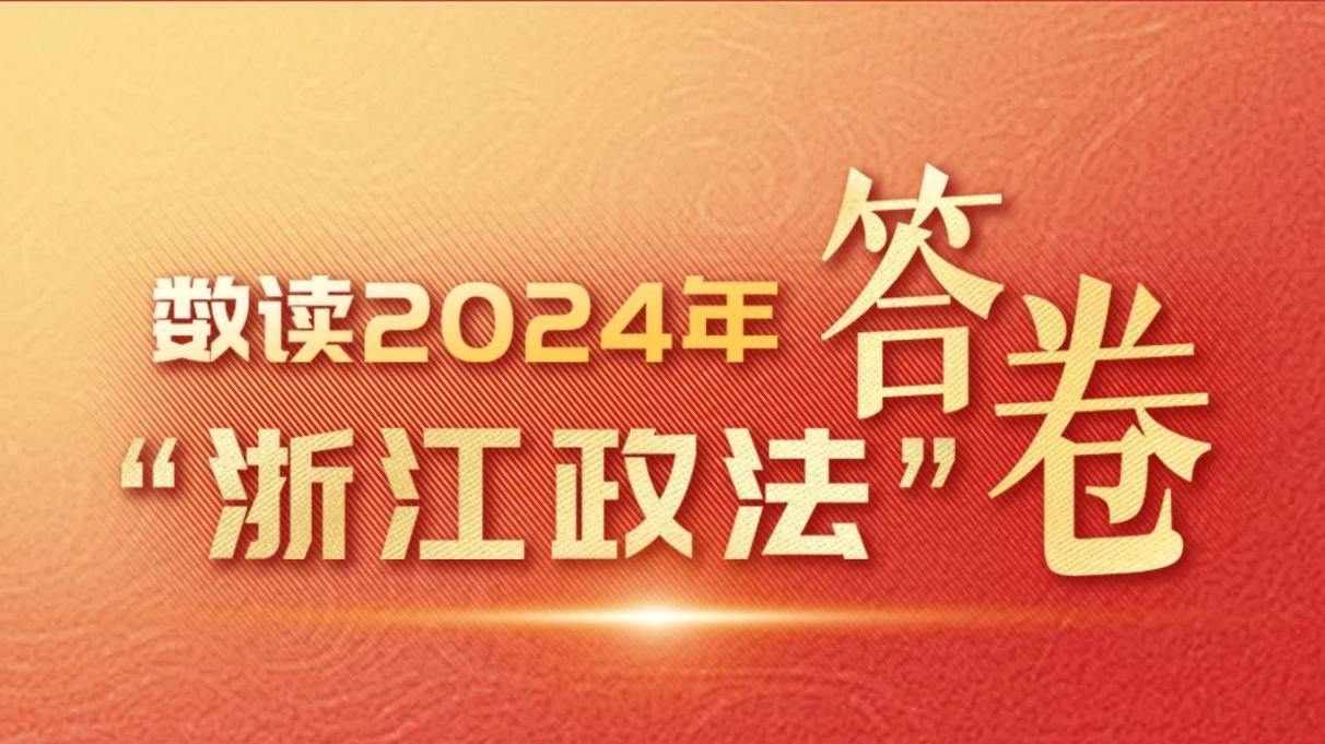 浙江政法交出2024服务大局高分答卷